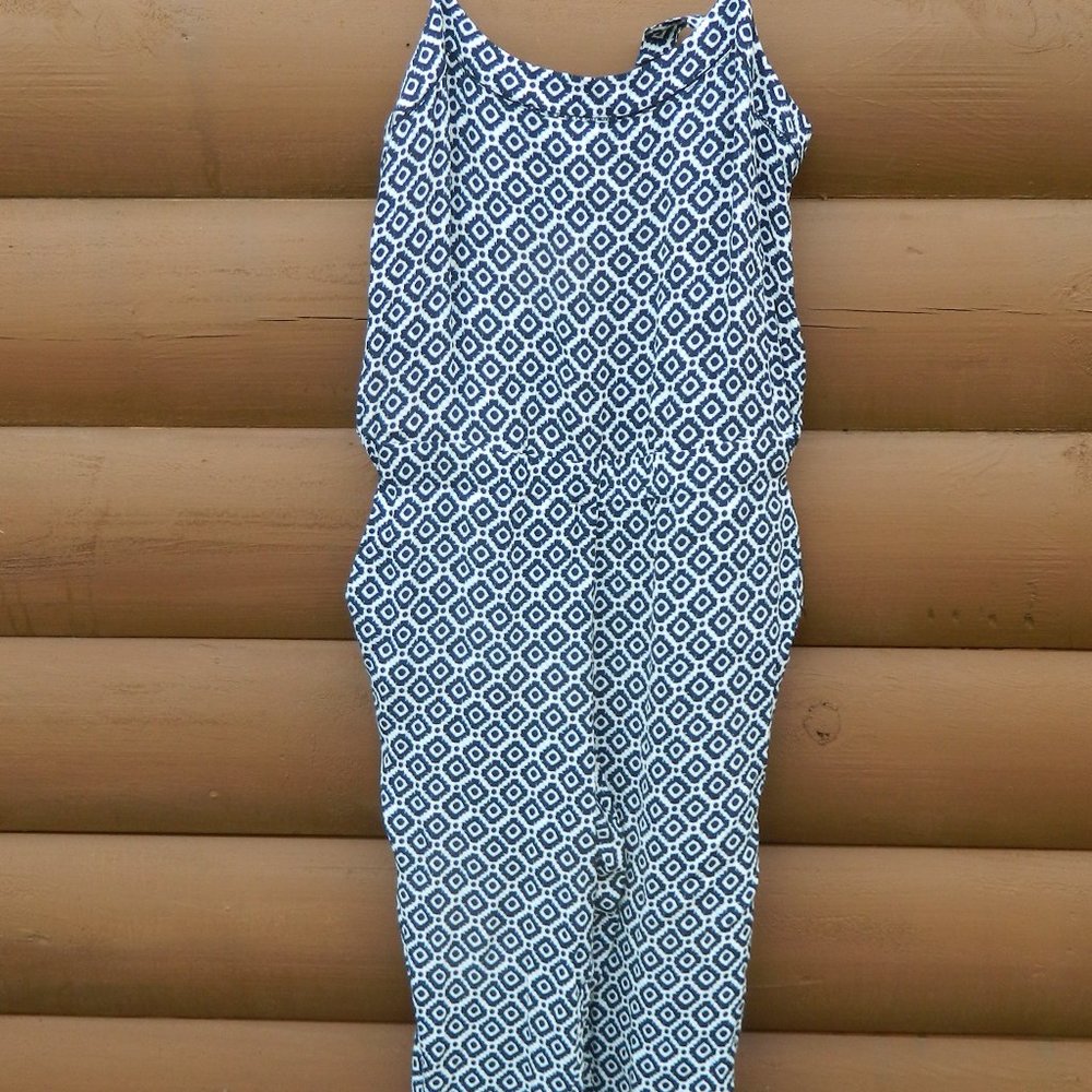 Ann Taylor Loft Women Sleeveless Romper Jumpsuit Medium Floral 100% Rayon - New